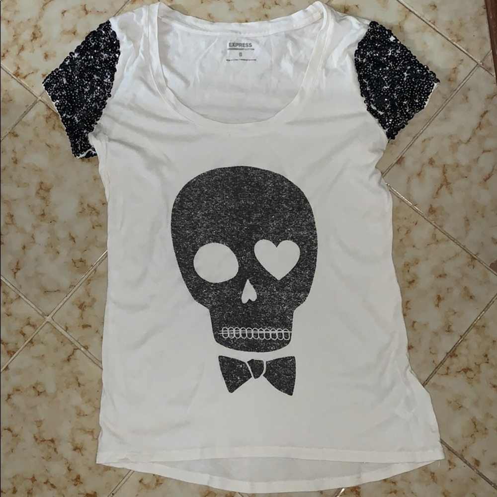 Skull short sleeve tee shirt
